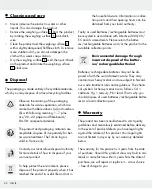 Предварительный просмотр 40 страницы Silvercrest 326517_1904 Operation And Safety Notes