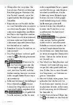 Preview for 8 page of Silvercrest 326735_1904 Operation And Safety Notes