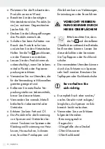 Preview for 10 page of Silvercrest 326735_1904 Operation And Safety Notes