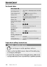 Предварительный просмотр 7 страницы Silvercrest 327263_1904 Operating Instructions And Safety Instructions