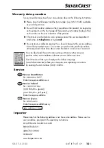 Предварительный просмотр 18 страницы Silvercrest 327263_1904 Operating Instructions And Safety Instructions