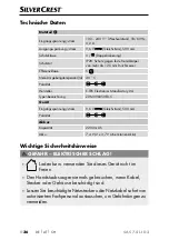 Предварительный просмотр 39 страницы Silvercrest 327263_1904 Operating Instructions And Safety Instructions