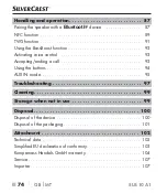 Preview for 77 page of Silvercrest 330701 2001 Operating Instructions Manual