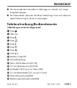 Preview for 122 page of Silvercrest 330701 2001 Operating Instructions Manual