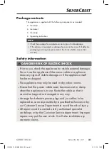 Preview for 6 page of Silvercrest 331074 1907 Operating Instructions Manual