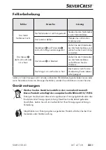 Preview for 36 page of Silvercrest 331075 1910 Operating Instructions Manual