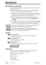 Preview for 39 page of Silvercrest 331075 1910 Operating Instructions Manual