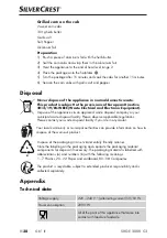 Предварительный просмотр 41 страницы Silvercrest 331321_1907 Operating Instructions Manual