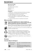 Предварительный просмотр 61 страницы Silvercrest 331321_1907 Operating Instructions Manual