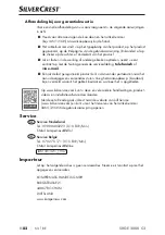 Предварительный просмотр 85 страницы Silvercrest 331321_1907 Operating Instructions Manual