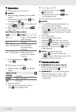 Предварительный просмотр 11 страницы Silvercrest 331391 1907 Assembly, Operating And Safety Instructions