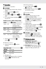 Предварительный просмотр 22 страницы Silvercrest 331391 1907 Assembly, Operating And Safety Instructions