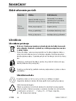 Предварительный просмотр 115 страницы Silvercrest 331449_1907 Operating Instructions Manual