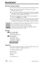 Предварительный просмотр 39 страницы Silvercrest 331510 2001 Operating Instructions Manual