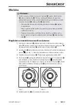 Предварительный просмотр 104 страницы Silvercrest 331510 2001 Operating Instructions Manual