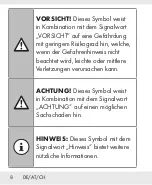 Предварительный просмотр 7 страницы Silvercrest 332301 2001 Operation And Safety Notes