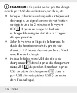 Предварительный просмотр 101 страницы Silvercrest 332301 2001 Operation And Safety Notes