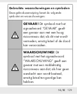 Предварительный просмотр 128 страницы Silvercrest 332301 2001 Operation And Safety Notes