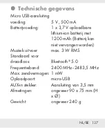 Предварительный просмотр 136 страницы Silvercrest 332301 2001 Operation And Safety Notes