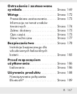 Предварительный просмотр 166 страницы Silvercrest 332301 2001 Operation And Safety Notes