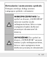 Предварительный просмотр 168 страницы Silvercrest 332301 2001 Operation And Safety Notes