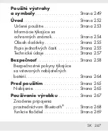 Предварительный просмотр 246 страницы Silvercrest 332301 2001 Operation And Safety Notes