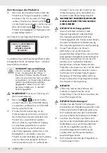 Preview for 10 page of Silvercrest 332385 2001 Operation And Safety Notes