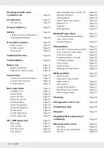 Preview for 26 page of Silvercrest 332385 2001 Operation And Safety Notes