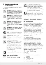 Preview for 27 page of Silvercrest 332385 2001 Operation And Safety Notes