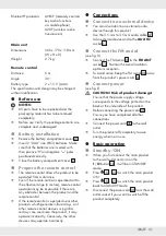 Preview for 33 page of Silvercrest 332385 2001 Operation And Safety Notes