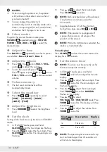 Preview for 34 page of Silvercrest 332385 2001 Operation And Safety Notes