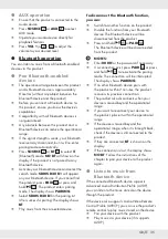 Preview for 37 page of Silvercrest 332385 2001 Operation And Safety Notes