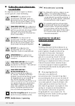 Preview for 64 page of Silvercrest 332385 2001 Operation And Safety Notes