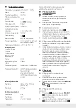 Preview for 108 page of Silvercrest 332385 2001 Operation And Safety Notes