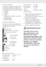 Preview for 7 page of Silvercrest 333395 1907 Operation And Safety Notes