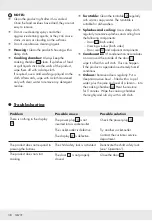 Preview for 38 page of Silvercrest 333395 1907 Operation And Safety Notes