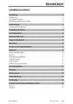 Предварительный просмотр 4 страницы Silvercrest 333407 1907 Operating Instructions Manual