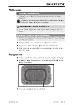 Предварительный просмотр 44 страницы Silvercrest 333407 1907 Operating Instructions Manual