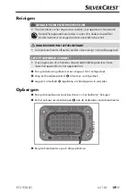 Предварительный просмотр 62 страницы Silvercrest 333407 1907 Operating Instructions Manual