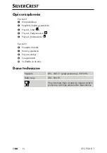 Предварительный просмотр 69 страницы Silvercrest 333407 1907 Operating Instructions Manual