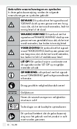 Preview for 52 page of Silvercrest 334270 1907 Operation And Safety Notes