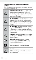 Preview for 66 page of Silvercrest 334270 1907 Operation And Safety Notes