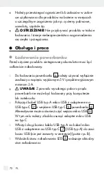 Preview for 72 page of Silvercrest 334270 1907 Operation And Safety Notes