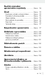 Preview for 93 page of Silvercrest 334270 1907 Operation And Safety Notes