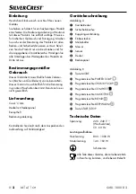 Preview for 5 page of Silvercrest 336958 2001 Operating Instructions Manual