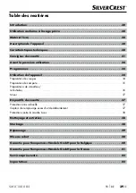 Preview for 32 page of Silvercrest 336958 2001 Operating Instructions Manual