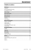 Preview for 4 page of Silvercrest 336963 2001 Operating Instructions And Safety Instructions