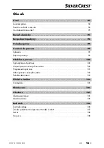 Preview for 96 page of Silvercrest 336963 2001 Operating Instructions And Safety Instructions