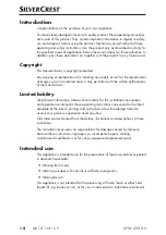 Preview for 5 page of Silvercrest 336980 2001 Operating Instructions Manual