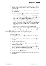 Preview for 10 page of Silvercrest 336980 2001 Operating Instructions Manual